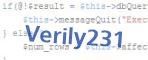 verification code