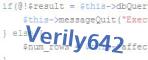 verification code
